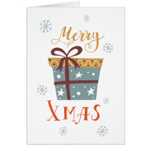 Moderne "Frohe Weihnachten" Geschenk-Weihnachtsgrü