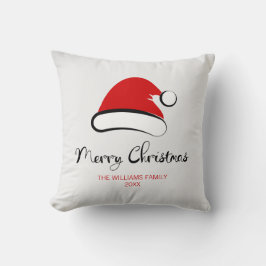 Moderne frohe Weihnachts-Weihnachtsmannmütze Kisse Kissen