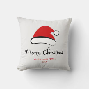 Moderne frohe Weihnachts-Weihnachtsmannmütze Kisse Kissen