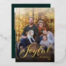 Moderne fröhliche Schrift Foto Gold