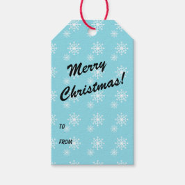 Moderne, fröhliche Weihnachtsgeschenke Tags Geschenkanhänger