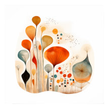 Moderne Fusionswasserfarbe abstrakt