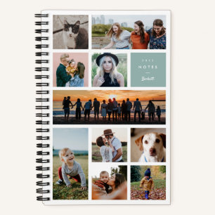 Moderne Galerie Zehn Foto Collage Notebook Notizbuch