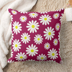 Moderne Gänseblütenbeere in Rosa Kissen