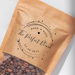 Moderne Gastgeschenk Hochzeit Permastempel