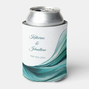 Moderne Gastgeschenke Hochzeiten - grün-grün-grün Dosenkühler