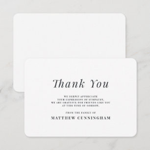 Moderne Gedächtniskunst Dankeskarte