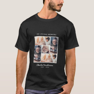 Moderne Gedenkfeier mit 5 Fotos T-Shirt
