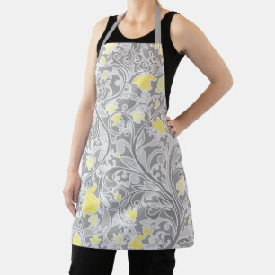 Moderne Gelb- und Graublüten mit Wirbler Blüte Schürze