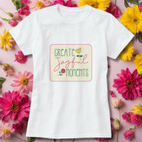 Moderne Gelb- und Rosatönen Inspiration T - Shirt