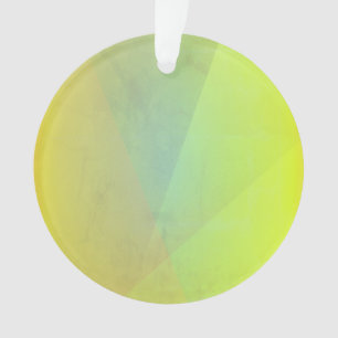 Moderne gelbe geometrische Abstufung Ornament