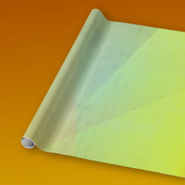 Moderne gelbe geometrische Gradation Geschenkpapier