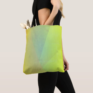 Moderne gelbe geometrische Gradation Tasche
