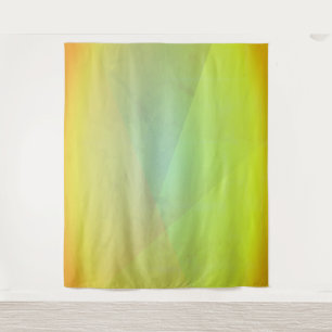 Moderne gelbe geometrische Gradation Wandteppich