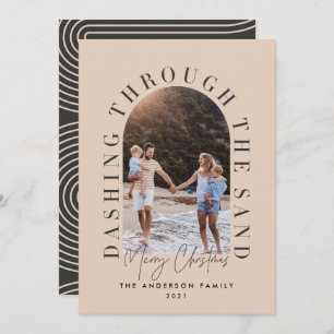 Moderne geo-Weihnachten im Sand