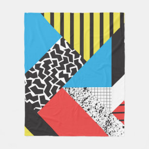 Moderne Geometrie: Abstrakter Nahtloser Stil Fleecedecke