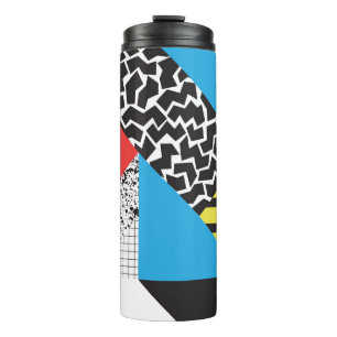 Moderne Geometrie: Abstrakter Nahtloser Stil Thermosbecher