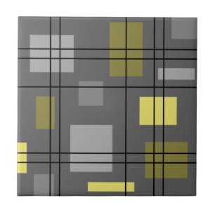 Moderne Geometrie des Mittelzentrums 4 Fliese