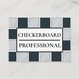 Moderne Geometrie des Schachbretts Visitenkarte