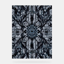 Moderne Geometrie: Digitale Citadel H-16 Acrylschild