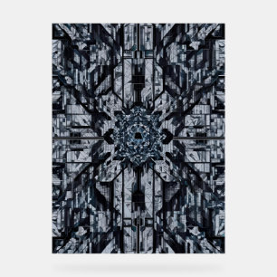 Moderne Geometrie: Digitale Citadel H-16 Acrylschild