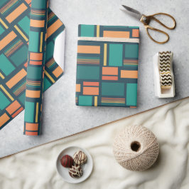 Moderne Geometrie Geschenkpapier