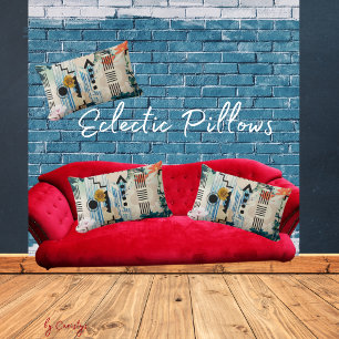 Moderne Geometrie Lendenkissen