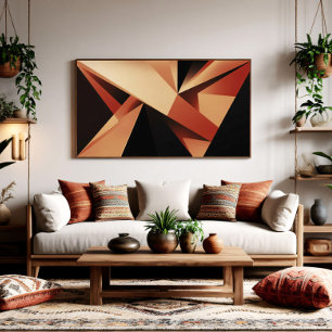Moderne Geometrie - moderne Abstraktion Poster