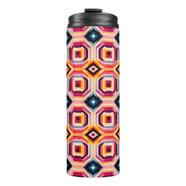 Moderne Geometrie Thermosbecher (Vorderseite)
