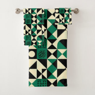 Moderne Geometrien: Badhandtuch Set