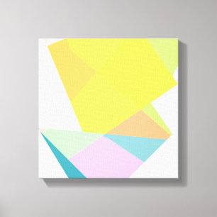 moderne geometrische abstrakte Farbkunst Leinwanddruck