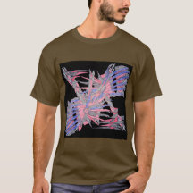 Moderne geometrische abstrakte Herren Kunst T-Shir