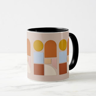 Moderne geometrische abstrakte Kaffeetasse