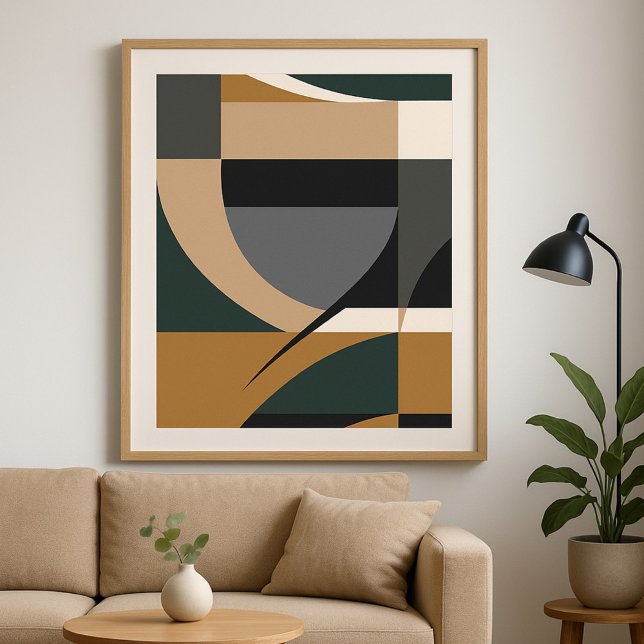 Moderne geometrische Abstrakte Kunst Poster (Von Creator hochgeladen)