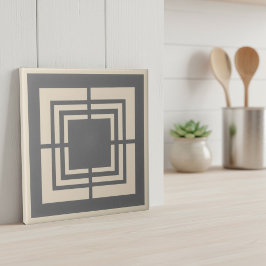 Moderne Geometrische Abstrakte Muster#2 Grau ID119 Fliese