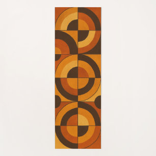 Moderne geometrische abstrakte Muster des mittlere Yogamatte