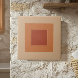 Moderne geometrische abstrakte Pat#6 Warme Farben Fliese