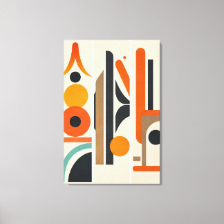 Moderne geometrische abstrakte Wandkunst Leinwanddruck