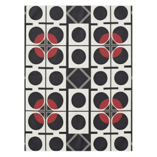 Moderne geometrische Abstraktion mit Kreisen Tischdecke