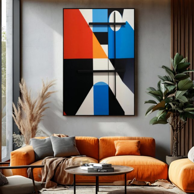 Moderne geometrische Abstraktion Poster (Von Creator hochgeladen)