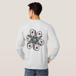 Moderne geometrische Atom-inspirierte abstrakte Ge T-Shirt