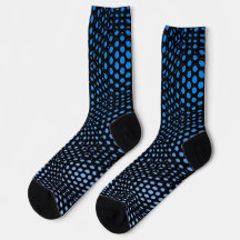 Moderne geometrische blaue Punktmuster-Socken