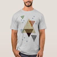 Moderne geometrische Dreiecke und Abstrakte Formen