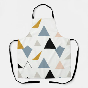 Moderne geometrische Dreiecksstruktur Schürze