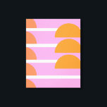 Moderne geometrische Formen Art Rosa und Orange Leinwanddruck<br><div class="desc">Moderne geometrische Formen Art Rosa und orange Canvas Print</div>