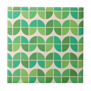 Moderne geometrische Formen im Stil der Mitte des Fliese