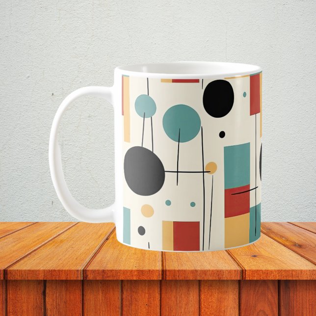 Moderne geometrische Formen Kaffeetasse (Von Creator hochgeladen)