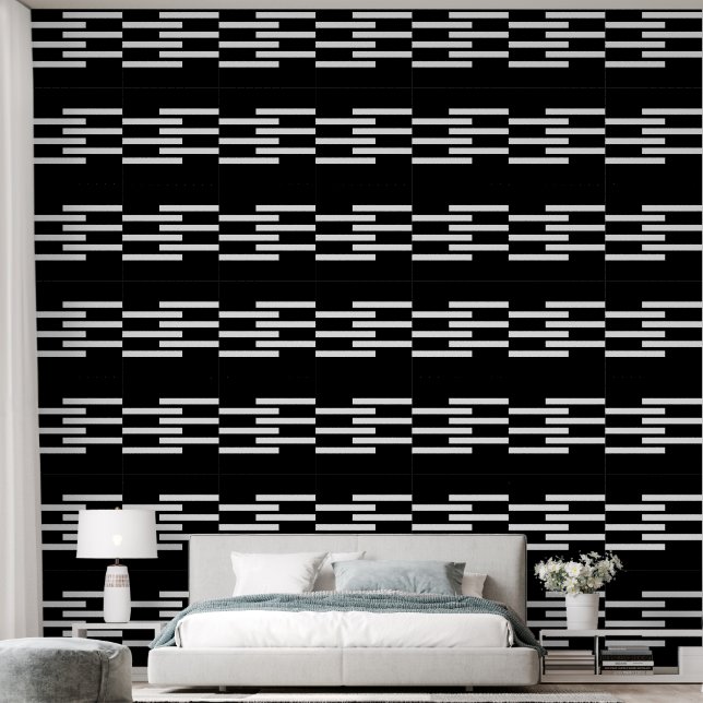 Moderne geometrische Formen Muster 2 Tapete (Schlafzimmer)