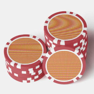 Moderne geometrische Geburtstagsmuster Pokerchips