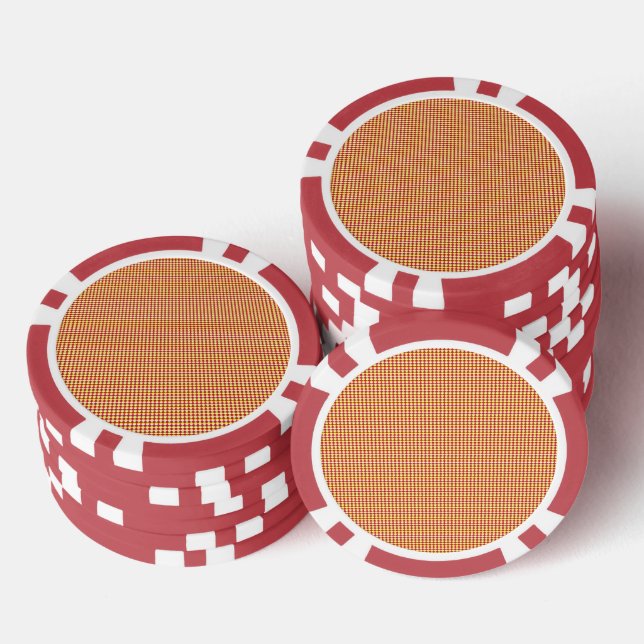 Moderne geometrische Geburtstagsmuster Pokerchips (Stapel)
